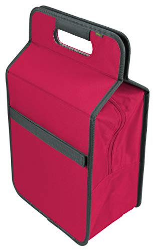 meori Pink faltbare L tragbare Flaschen-große Lunchbox-Einkauf Picknick Reise-hygienisch geruchsneutral-A100421, Polyester, Kühltasche mit Flascheneinsatz, 2