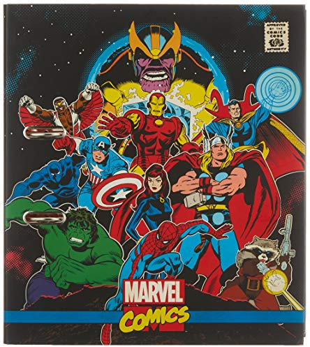 Grupo Erik Aktenordner - Ordner A4 Avengers von Marvel - Ringbuchordner mit Hebelmechanik - Ordner A4 - Marvel Fanartikel für die Schule, die Ausbildung oder das Studium
