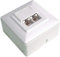 PremiumCord Prise Murale 2 Prises RJ45, Cat5e STP blindée, Blanche