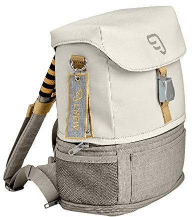 Stokke JetKids BackPack, Blanc - Sac à dos extensible léger pour enfant - Parfait pour l’école & les voyages - Ajustable & Imperméable - Idéal pour les enfants de 2 à 7 ans