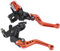kupplungshebel Motorrad Bremshebel, Universal Hydraulische Bremse Hauptbremszylinder Motorrad 1 Paar 22 mm (7/8 ) Lenkerbremse ATV Hauptkupplungszylinder Reservoirhebel(Orange)