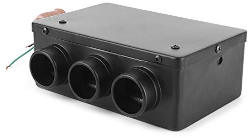 Radiateur Chauffage Voiture,Chauffage 12 V Voiture,Chauffage De Voiture 12V 50W Dégivreur Voiture Réchauffeur De Chauffage Rapide D'Hiver Portable À 3 Trous Givre Enlevant À Faible Bruit Dégivreurs Po