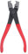 Fafeicy 18 cm / 7,09 Zoll R Typ Schlauchschellenzange, Kragenzange aus Kohlenstoffstahl, Autoklemmzange mit 10 cm / 3,94 Zoll griff, für die Kfz-Wartung, Design des Typs R