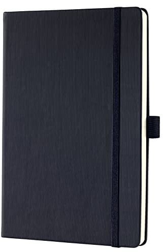 SIGEL CO701 Undatierter Wochenplaner, ca. A5, schwarz, Hardcover, für 1 Jahr, inkl. Erfolgsjournal, englisch, aus nachhaltigem Papier, Conceptum, undated Planner