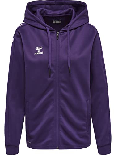 hummel hmlCORE XK Kapuzenjacke Damen lilaweiss, XL Damen