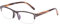DOOViC Blaulichtfilter Computer Lesebrille für Herren/Damen 2.75 - Grau Rechteckig Halbrahmen Lesehilfe mit Sehstärke