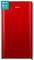Hisense RR106D4CRE- Frigorífico Una Puerta, Table Top, Congelador, Class E, Capacidad 82L con 87 cm Alto, Congelador Freeze Zone, Cajón frutas y verduras, Silencioso 36 dBA, Color Rojo