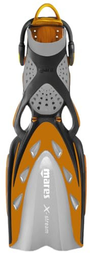 Mares X-Stream Geräteflosse Fersenbandflosse mit Bungee Straps (orange, S)