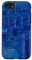 iPhone SE (2020) / 7 / 8 Motherboard Microchip Circuit Blue IT Computer Background Case