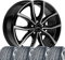 4 Winterräder Winter Vidron 6,5x16 ET 41 5x112 Schwarz poliert mit 215/60 R16 99H HAN Winter i*cept RS3 W462 XL SBL M+S 3PMSF