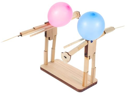 GARVALON Fechtspielzeug Aus Holz Puppenbauset Holzpuppen Fechtpuppe Für Kinder Marionetten-kit Zubehör Für Die Herstellung Von Fechtpuppen Spielzeug-kit Fechtpuppen Aus Holz Hölzern Khaki