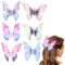 6 Stück Schmetterling Haarklammer Damen Mädchen Haarclips Set 3D Schmetterling Haarspange Realistische Bunte Bewegliche Schmetterling Haarspangen Für Frauen Hochzeit Party Dekoration Heimdekoration