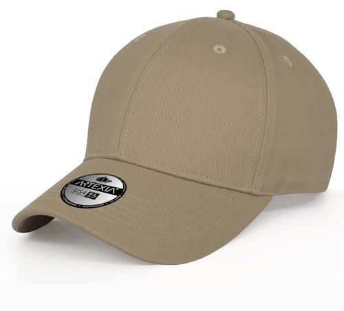 Artexia Baseball Cap Herren - Baumwolle Kappe Herren und Cap Damen - Basecap Herren Khaki