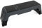 TREXO Aerobic Step 121,5 x 34,5 cm Für Cardio- und Fitnesstraining Verstellbare Höhe 21-35,5 cm Langlebig aus Polypropylen und TPR Hochwertiger Aerobic Step Grau