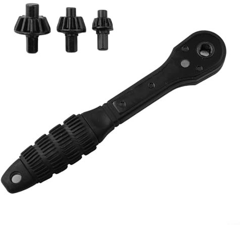 Alanmoship Interchangeable Drill Chuck Key Wrench Ratchet Spanner Set For Drill Press 1.5-16MM