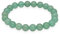 Lebensquelle Plus Kugelarmband | Perlen Armband 8 mm | Hochwertiges Edelsteinarmband | Natur Stein Edelsteinarmband dehnbar (Aventurin, grün)