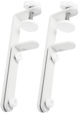 SHINEOFI 2Pcs Pegboard Table Display Stand Sturdy Desk Support for Pegboard Organizer Versatile Clamp for Easy Assembly Modern Design for Home Office