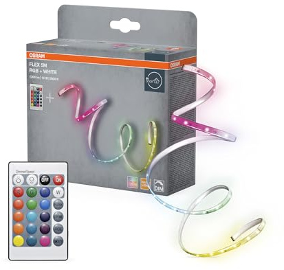 Osram FLEX 5M LED-Streifen RC, weiß, 14W, 900lm | Flex, Ambient Mood Light, Weiß, 25000 h, 1-Pack