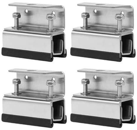 Hoite 4-teiliges Montageset Für Van-Dachgepäckträger, Pilzkopfhalterung, Van-Dachgepäckträger Aus Edelstahl 304 Für ProMaster, Boxer, Jumper, Ducato, Movano