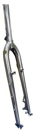 Générique Fourche Rigide en Acier Chromoly 27.5 29 1 1/8 28.6mm Frein à Disque Argent CR-mo 4130 fourches VTT 650B(29 Tsunami)