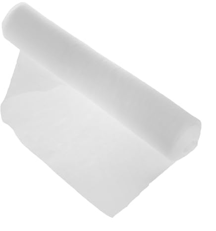 POPETPOP Papier Oléofuge Rouleau Absorbant Huile Cuisine Blanc pour Hotte Aspirante et Aimants en Tissu Non Tissé, Filtre à Graisse Bande Auto-agrippante