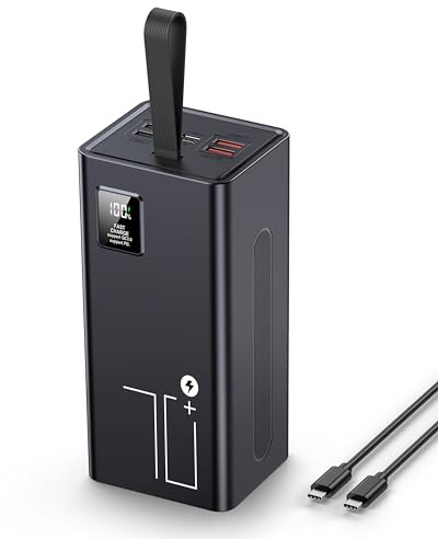 große Powerbank 70000mAh, 30W Externe Handyakkus Schnellladen | 70000mAh Power Bank Fast Charging, 5 Eingängen und 2 Eingängen, Externer Akku für iPhone, Samsung, iPad Outdoor Camping