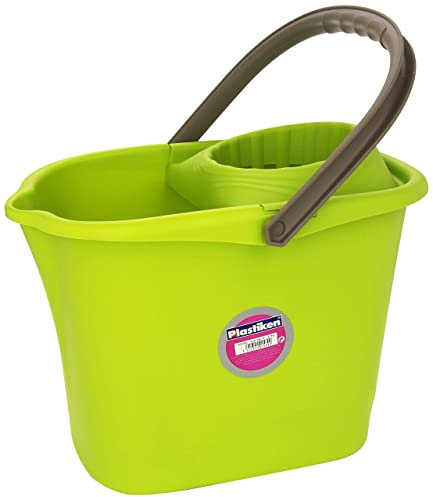 Marca Blanca - Plastiken Cubo Escurridor Rectangular, 12 l - 1 unidad (colores surtidos)