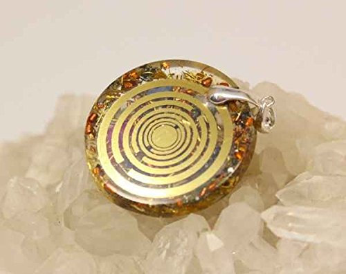 Orgonit MWO Amulett Lakhovsky, 925er Silber Multiwellen I 100% echtes Orgonit Amulett I Schutz unterwegs gegen EMF, 5G, Haarp, Funkstrahlung I echte Orgonenergie für mehr Harmonie I Gesundheit