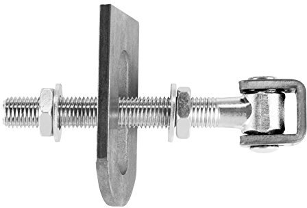 SO-TOOLS® Torscharnier M20 U 190 mm mit Anschweißlasche verstellbar Türangel Anschweissband Anschweissbänder