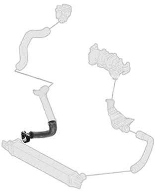 Borg & Beck BTH1252 Turbo Hose To Fit PSA Bipper 1 4HDi 08-