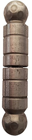 SOTOOLS 2 x Türband, Ø 24 / H 122 mm, Zierband, zum Anschweißen | Zierband/Zierscharnier zum Anschweißen an Stahltüren und Tore.