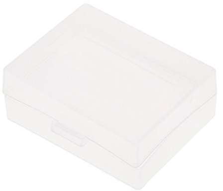 SGerste Clear Camera Battery Storage Case/Holder/Box for All DSLR Camera Batteries Pack Below 2.36''x1.57''x0.9'' Like for Canon LP-E17/LP-E12/LP-E8, Nikon EN-EL15/EN-EL14 ect