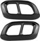 Auspuffrohrabdeckung, Yctze 2 Stück Edelstahl Heckhals 4 Auslassverkleidung Passend für GLC GLE GLS W167 X253 X167 2020 für mercedes gle w167 gle w167 Tail Throat Decor Auspuffrohrrahmen Tail Throat T