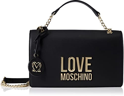 Love Moschino Damen Borsa Spalla Umh ngetasche, Nero, M EU