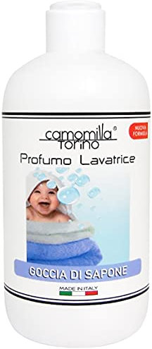 Profumo concentrato Lavatrice 250 ml. Camomilla Torino Linea Classica in 6 Fragranze. Italy (goccia di sapone)