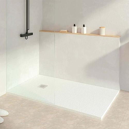 KOES - Plato de Ducha de Resina Modelo INDO – 120x150 – Blanco RAL 9003