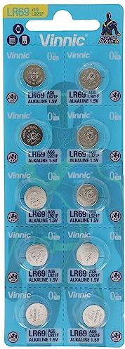 VINNIC Knopfzelle Alkaline AG6 LR69 L921F Blister * 10