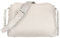 David Jones - Damen Kleine Umhängetasche - Frau Schultertasche PU Leder - Kette Handtasche Crossbody Bag Viele Fächern Taschen Abendtasche Handy Clutch Pochette Elegante Kettentasche Gebrochenes Weiß