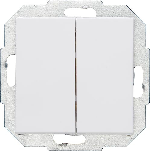 Kopp Athenis Serienschalter, IP20, arktis-weiß, matte Oberfläche, 587532082