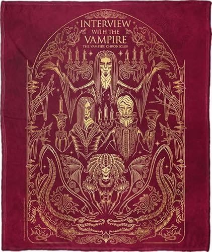 Northwest Warner Bros 100th Celebration Silk Touch Überwurfdecke, 127 x 152,4 cm, Vampire Chronicles
