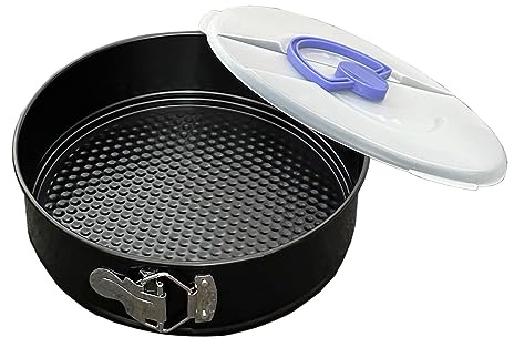 Springform mit Deckel Kuchenform Backform Tortenform Kuchen rund antihaftbeschichtet Ø26cm