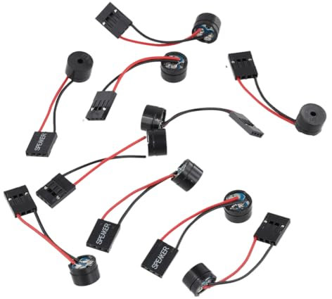 JDXFENG 10PCS Mini Stecker Lautsprecher BIOS Beep Alarm Lautsprecher Summer Computer Motherboard Onboard Fall Summer for PC Interanal
