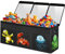 YOHOOLYO Faltbare Spielzeugkiste für Kinder, mit Deckel, 155 l, extra groß, Tragkraft bis 160 kg, Spielzeugkiste für Kinder, 100 x 41 x 32 cm, für Kinderzimmer, Kinderzimmer, Spielzimmer, Schrank