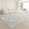 Tospass Wohnzimmer Teppich 160x230 cm Creme Schwarz Modern Flauschig Kurzflor Teppich Skandinavischer Stil Anti-Rutsch Unterseite, Waschbar bis 30 Grad, Vier-Jahreszeiten-Teppich