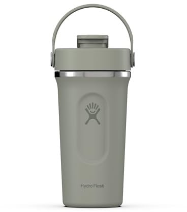 HYDRO FLASK - Insulated Shaker Bottle 709 ml (24 oz) für Proteinshakes, Nahrungsergänzungen und mehr - Agave