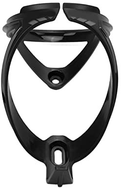 Qukaim Fahrrad Flaschenhalter Fahrrad Flaschenhalter Käfig, Polycarbonat Wasserflaschenhalter Adapter für Outdoor Lange Fahrten, Passt Sattelstütze, Schwarz
