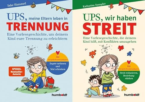 Ups, wir haben Streit + Ups, meine Eltern leben in Trennung + 1 exklusives Postkartenset
