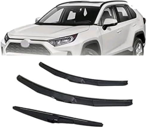 YPGHBHD Wischer Wischerblättern, Kompatibel mit Toyota RAV4 XA50 2019-2024, Wischblatt Satz Nachrüstungsset Flachbalkenwischer Heckwischerblatt Hinten