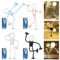 Lustige Lampe, 4 Stück Sportler Nachtlicht, DIY Form Fun Lampe, Funny Night Lamp, Beamlight Veränderbarer Form und Lustigem Sportler Nachtlicht. Cartoon Humanoid Lampe für Schlafzimmer Wohnzimmer.