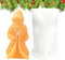 Stampo in resina di Babbo Natale,Stampo in silicone di Babbo Natale,Stampo per candela di Babbo Natale Stampo in silicone antiaderente | Stampo in resina facile rilascio con zaino, decorazioni